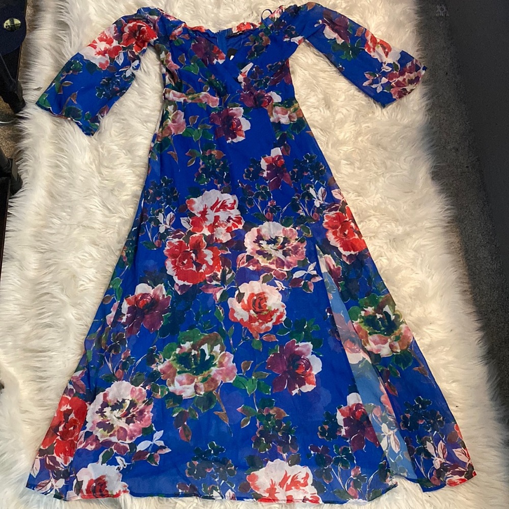 Long sleeve maxi dress